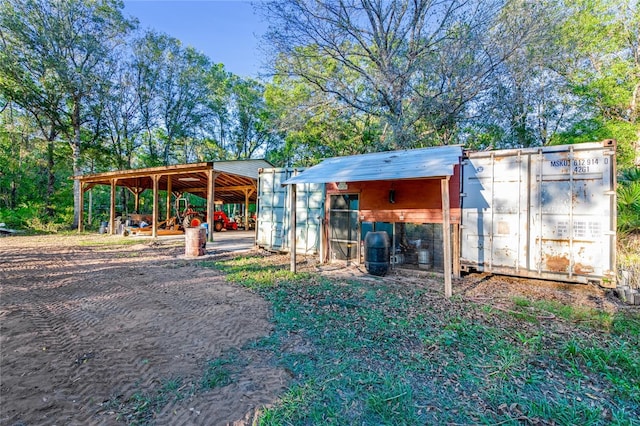 view of outbuilding