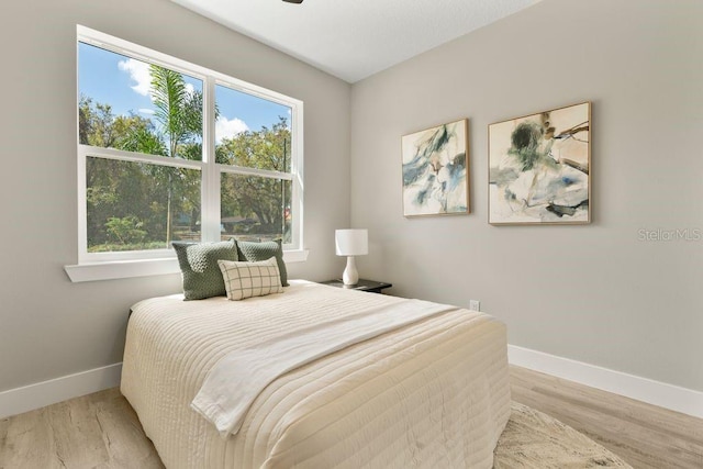 205 E 17th St, Apopka, FL 32703 - bedroom featuring baseboards and light wood-style floors