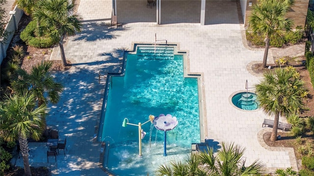 172 Villa Domani Cir, Davenport, FL 33896 - view from above of property featuring a pool area