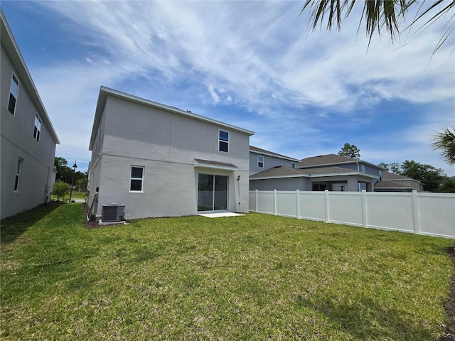 1162 Happy Forest Loop, Deland, FL 32720 - rear view of property with central air condition unit and stucco siding