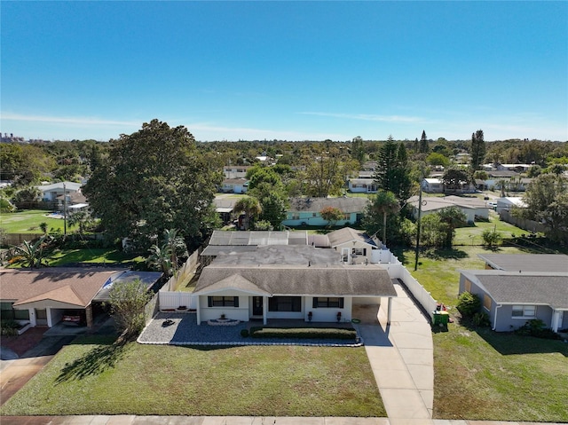 1037 Poinsetta St, Cocoa, FL 32927 - aerial perspective of suburban area