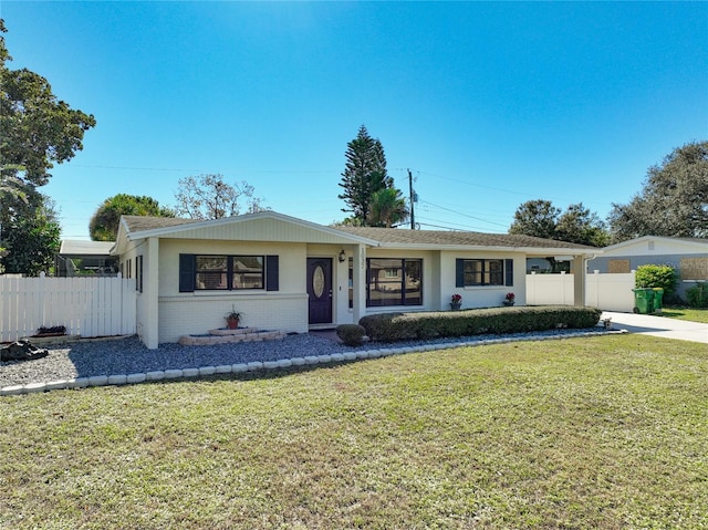 1037 Poinsetta St, Cocoa, FL 32927 - ranch-style house with brick siding