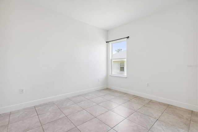 view of tiled empty room