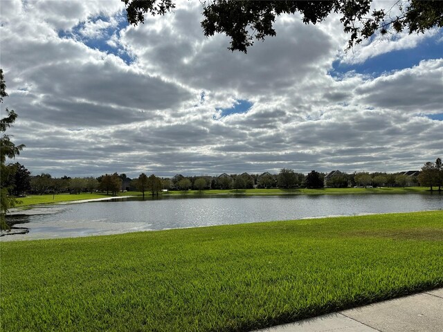 view of water feature