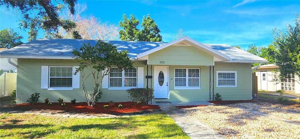 view of bungalow-style home