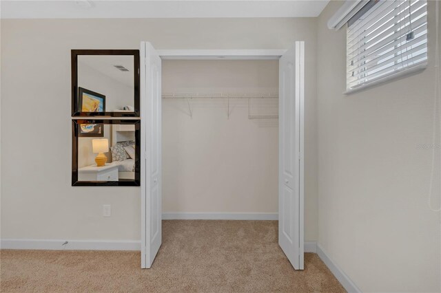 view of closet