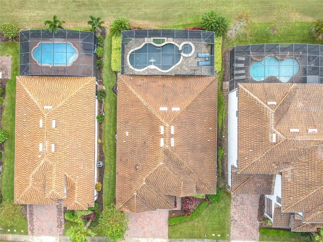 8914 Dove Valley Way, Davenport, FL 33896 - drone / aerial view of a pool area