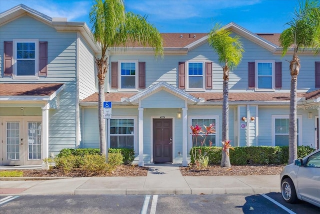 multi unit property featuring french doors