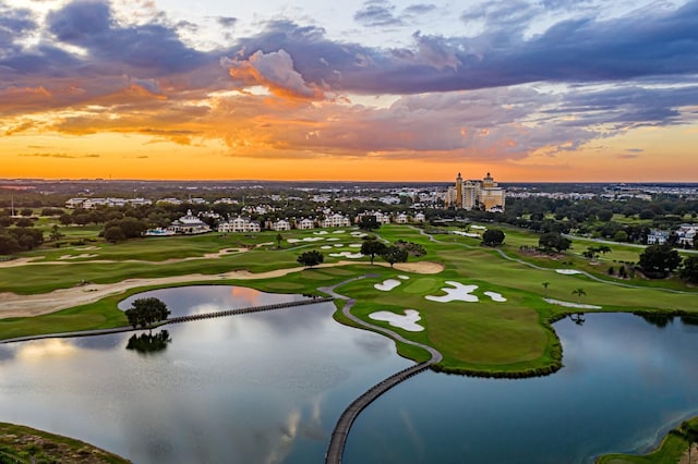 1370 Centre Court Ridge Dr Unit 304, Kissimmee, FL 34747 - aerial view of a nearby body of water and a local golf course