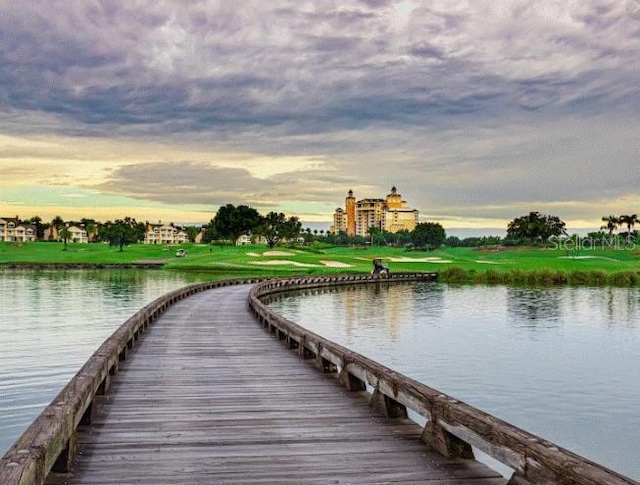 1370 Centre Court Ridge Dr Unit 304, Kissimmee, FL 34747 - dock area featuring a water view