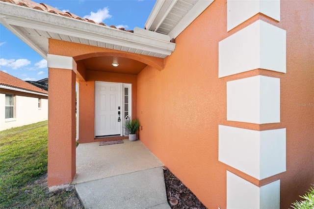 view of entrance to property