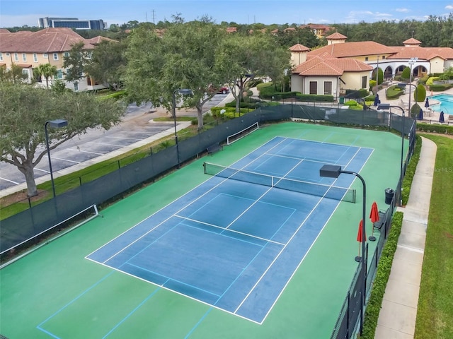 view of sport court