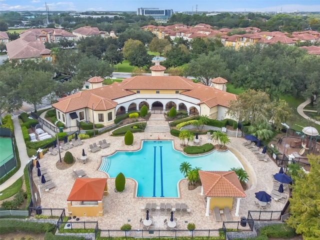 view of pool