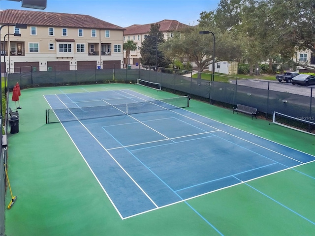 view of sport court