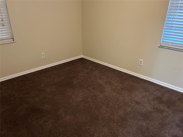 spare room with carpet floors