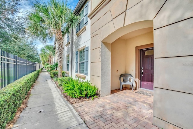 view of entrance to property