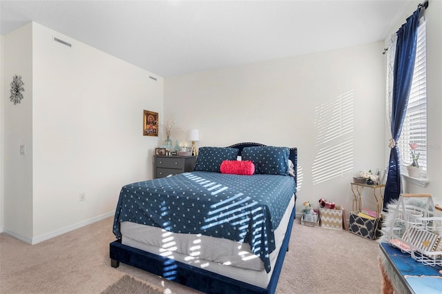 bedroom with carpet flooring