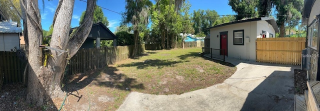 view of yard