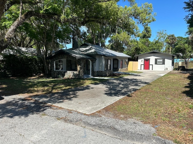 view of ranch-style house