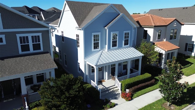 view of front of house with a porch