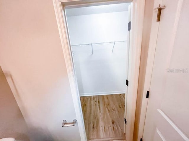 view of closet