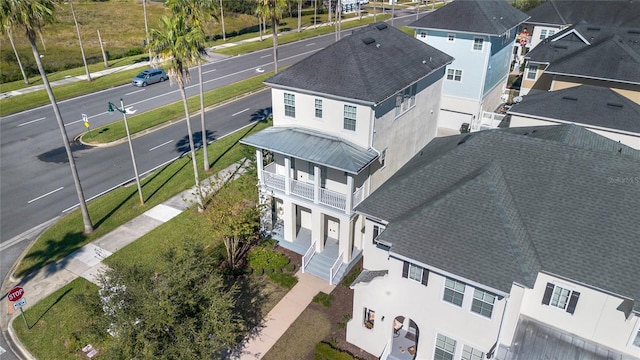 bird's eye view featuring a residential view