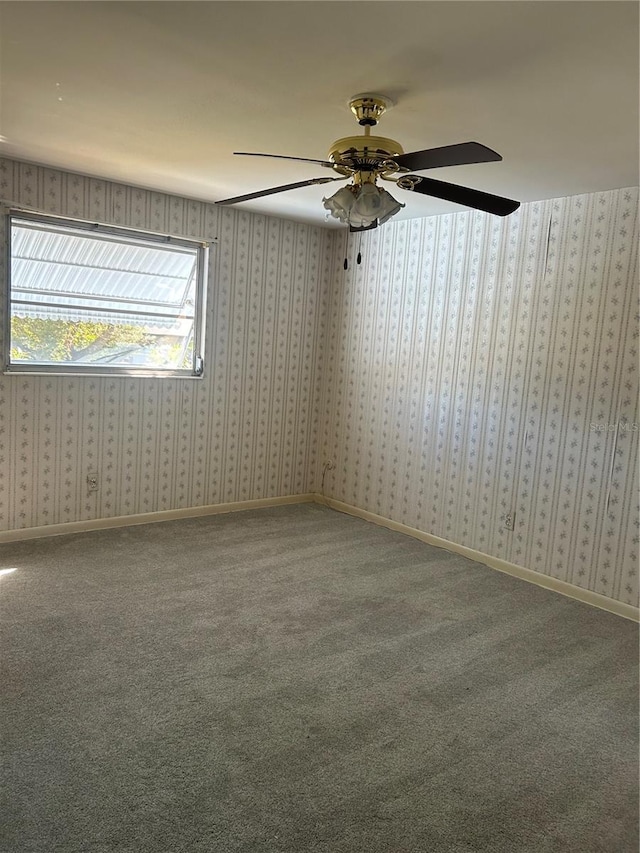 empty room featuring carpet floors