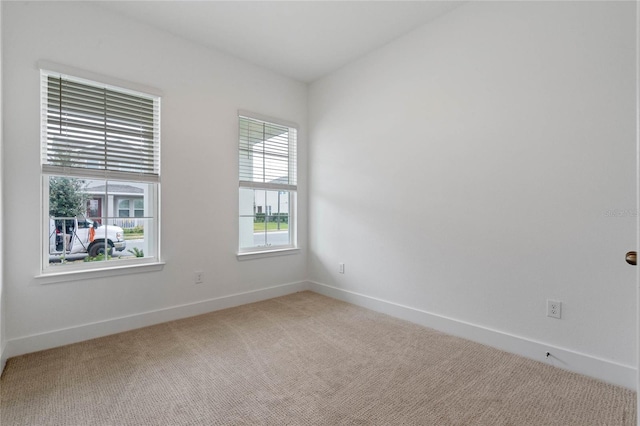 empty room with carpet floors