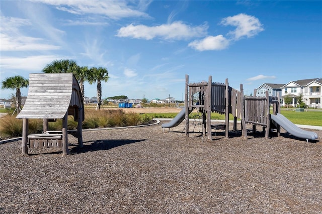 view of jungle gym