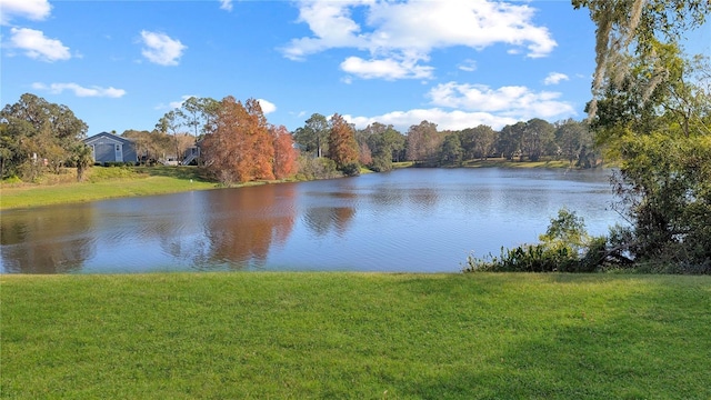 property view of water