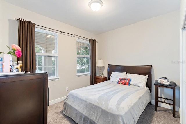 bedroom featuring carpet floors