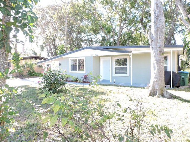 view of ranch-style house