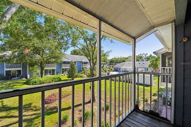 5417 Lake Margaret Dr Unit G, Orlando, FL 32812 - balcony featuring a residential view