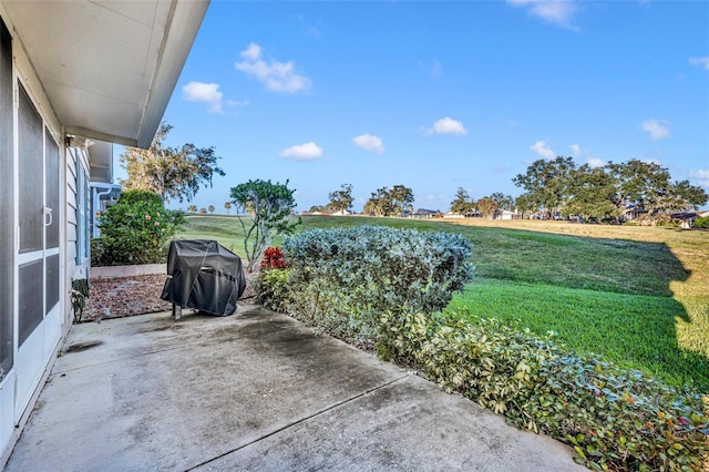 view of patio / terrace featuring area for grilling