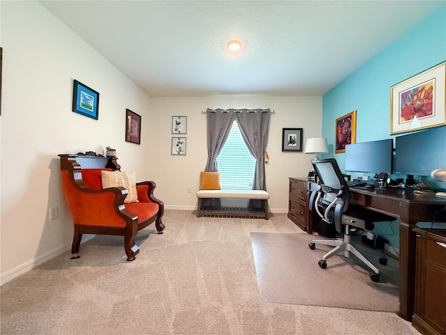 7729 Rosewood Garden Loop, Tampa, FL 33637 - office with light carpet and baseboards