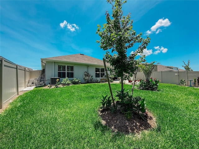 7729 Rosewood Garden Loop, Tampa, FL 33637 - rear view of house featuring a fenced backyard and stucco siding