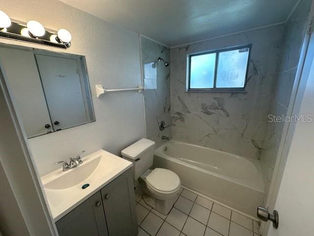 4518 Watch Hill Rd, Orlando, FL 32808 - full bathroom with tile patterned flooring, bathing tub / shower combination, and vanity