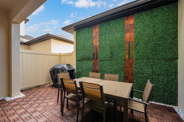 view of patio / terrace with grilling area