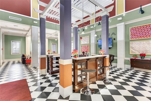 1054 Waterside Dr, Celebration, FL 34747 - building lobby with a towering ceiling