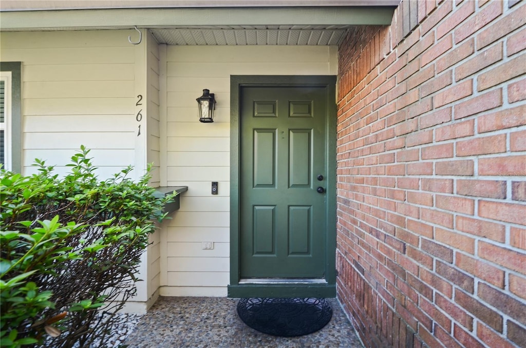 view of property entrance