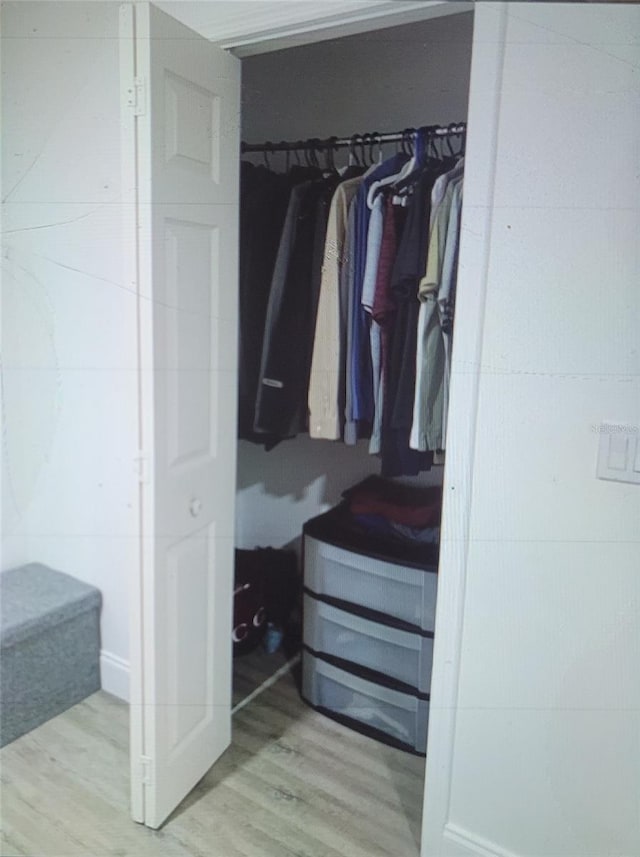 view of closet