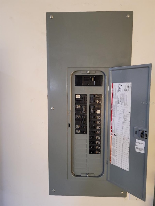 utilities with electric panel