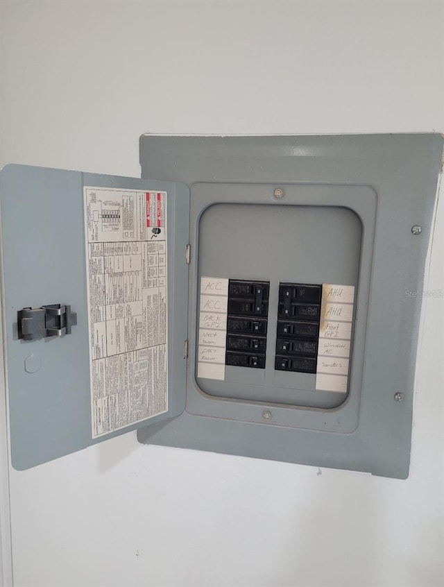 utilities with electric panel