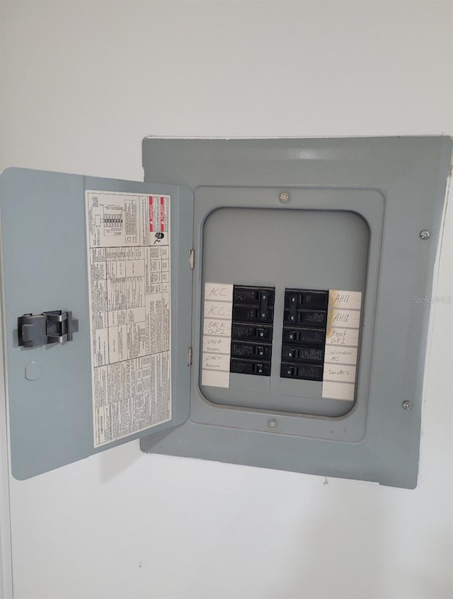 3458 NW 28th Ave, Okeechobee, FL 34972 - utility room featuring electric panel
