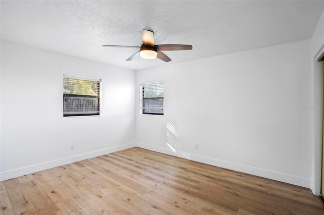 1621 Puritan, Winter Park, FL 32792 - empty room featuring ceiling fan, baseboards, and wood finished floors