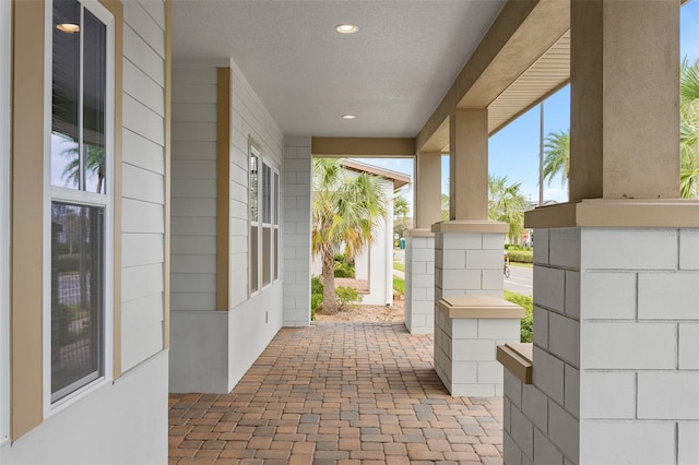 view of patio / terrace with a porch