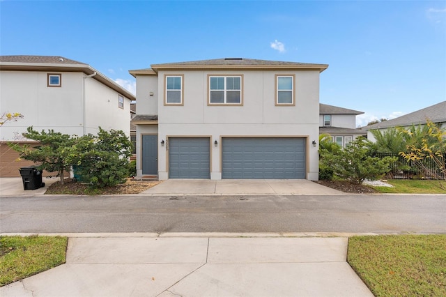 front facade featuring a garage