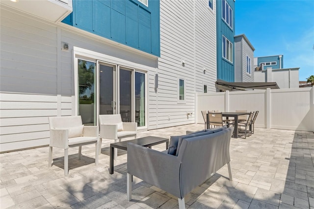 view of patio / terrace with outdoor lounge area