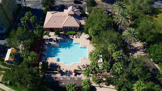 7500 Toscana Blvd Unit 341, Orlando, FL 32819 - view from above of property featuring a pool