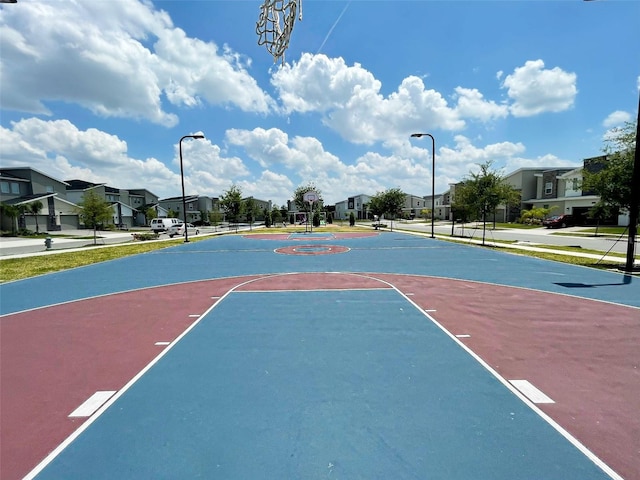 view of sport court